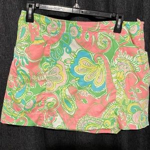 Lilly Pulitzer Floral Mini Skort